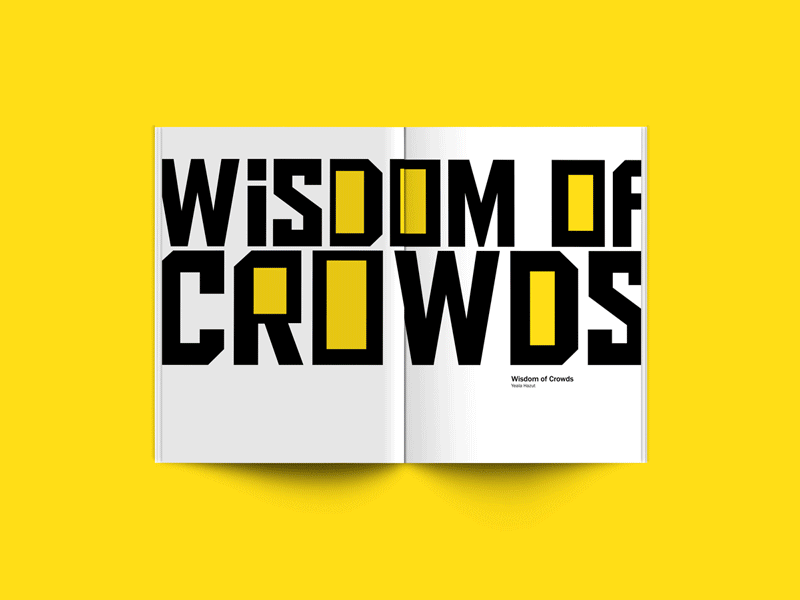 Exhibition Catalogue - Wisdom of Crowds arabic design book multilingual
