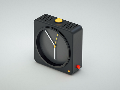 Clock (Dieter Rams Inspired) 3d model cinema cinema 4d dieter rams maxon rendered