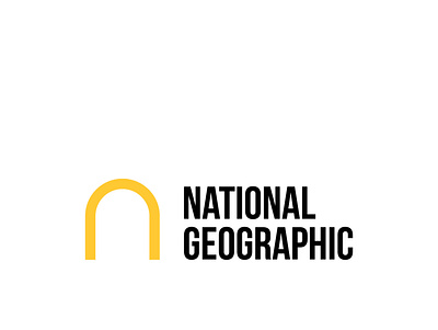National Geographic Logo design flat geographic graphic design icon logo minimal natgeo national