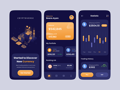 Cryptoverse - Crypto Wallet App