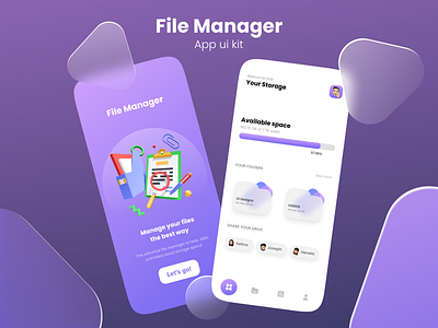File Manager Application Ui