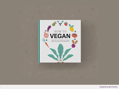 How To Vegan - Book cover design