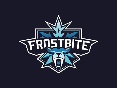 Frostbite Esports branding design esportlogo esports logo esports logo design esports mascot icon identity branding identity designer identitydesign illustration illustrator logo vector