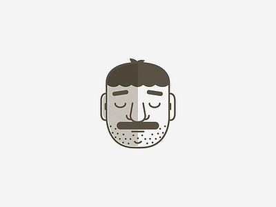 LATE NIGHTS adobe character face head icon illustration illustrator late nights sleep tired vector