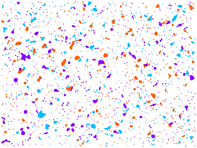 Splatter algorithmic art generative paint splatter