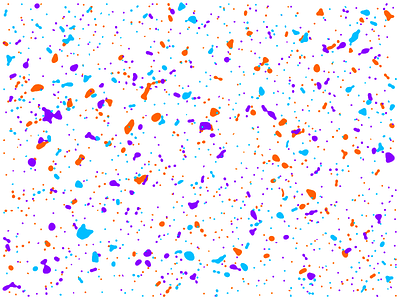 Splatter paint splatter generative algorithmic art