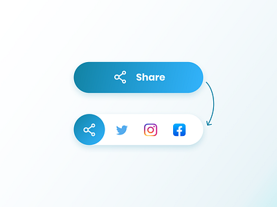 # DailyUI 010 Social Share buttonshare dailyui dailyuichallenge design