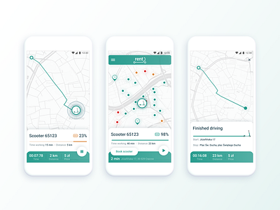 #DailyUI 020  Location Tracker