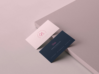 Business card for a beauty salon. beauty brand idenity branding branding design business card business cards card design dtp graphic design logo logo mark minimal minimalist mockup print ui ux