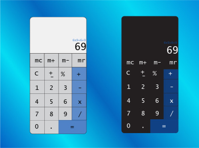 Daily UI challenge #4 calculator design illustration typography ui ux