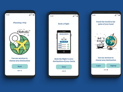 Daily UI Challenge #23 app design illustration onboarding travel travel app typography ui ux