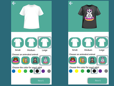 Daily UI challenge #33 app custom shirt daily ui challenge 33 design illustration shirt typography ui ux