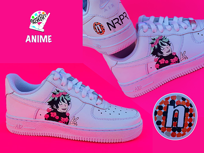ANIME anime branding custom made custom shoes custom sneakers design designer graphic design illustration illustrator logo shoe art shoe design shoe designer vector