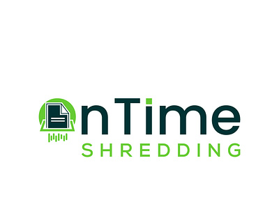 Paper Shredding Logo branding design graphic design illustration logo typography vector
