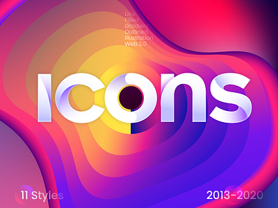 Icon Designs app branding gradient icons illustration logo ui ux vector web