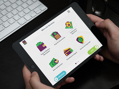 Home Screen & Icon Design for KIOSK Application