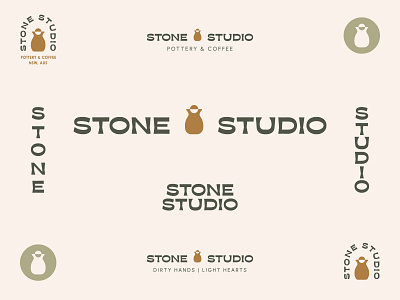 Stone Studio — Branding and Logo Design branding graphic design lockups logo logo design modern typography visual identity