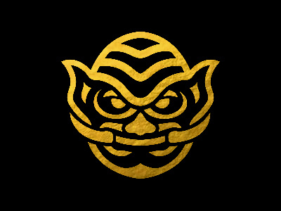 Gold Demon demon gold icon illustration vector vector illustion