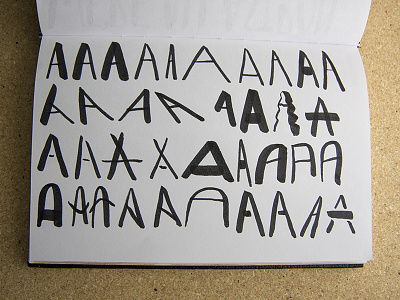 AAAAAAAAAAA a black hand lettering lettering practice sketch sketchbook white