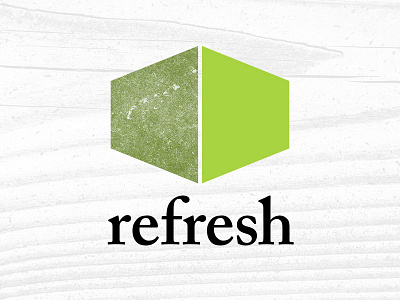 Refresh WIP #2 green grunge noise refresh serif texture wood