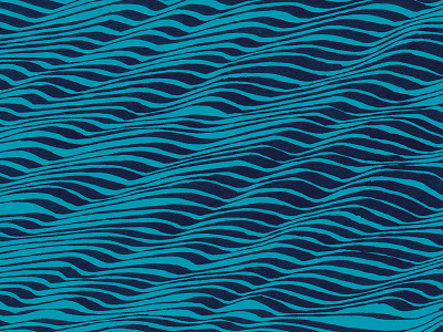 Waves blue lines linework water waves
