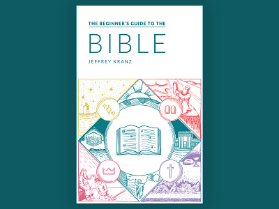 The Beginner's Guide To The Bible bible book cover book cover design ebook ebook cover illustration