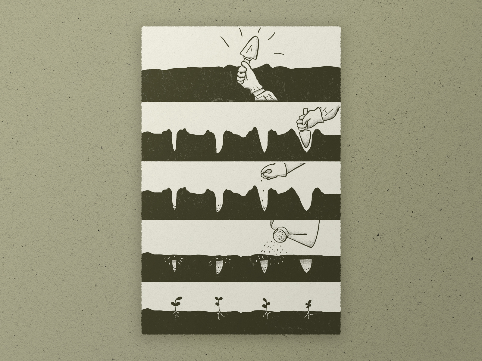 Spring Zine Back Cover by Liz Donovan on Dribbble