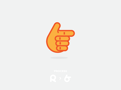 New Brand aim brand finger hand icon logo personal brand