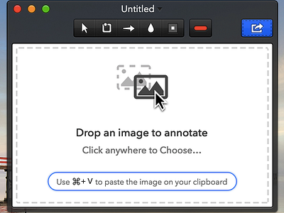 Annotate for Mac - Blank Slate annotate app application dark ui interface design mac markup os x ui