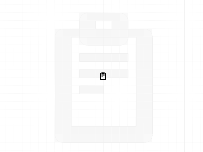 16px Clipboard Glyph 16px clipboard glyph icon