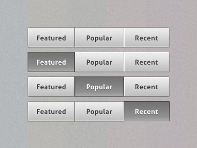 Segmented Category Nav button control nav segmented control ui