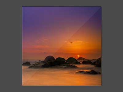 Photo Treatment gallery gloss image photo shine sunset