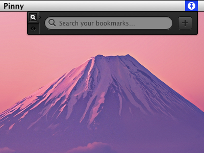 Pinny UI (Dark) bookmarks icons interaction mac app native osx pinboard pinny.app ui