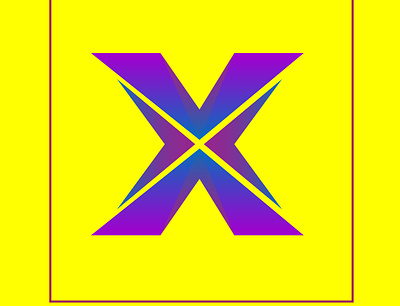 x latter logo alatterlogo animation app art branding design illustration illustrator logo saydmahamud typography vector