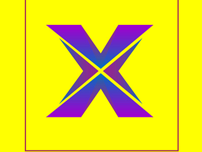 x latter logo