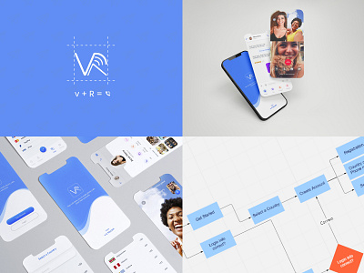 VRMobi Messenger application From VR Telecom appdesign branding design illustration logo ui ux webdesign