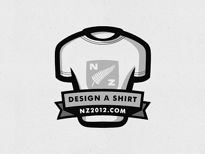 NZ2012 Design-A-Shirt logo brand design logo nz sports