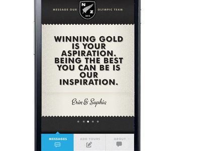 Samsung Olympics Msg App android app athletes design mobile museum nz olympic samsung sports ui ux