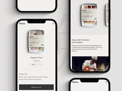 Somu - Product Page Animation article article page carousel food minimal product product page ui ux