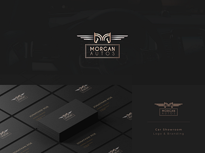 Morgan Austos - Logo & Branding branding car car showroom car showroom logo logo logo design minimal minimal logo