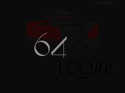 The Chausath Yogini Temple of Hirapur - 64 Yogini art design flat graphic design illustrator minimal typography web website