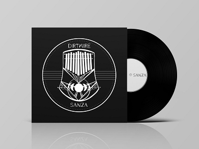 Dirtwire // Sanza Album Cover album art album cover branding illustration