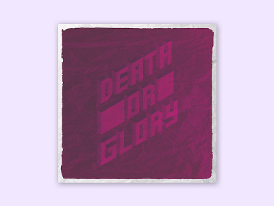 Death or Glory! rebound sticker mule the clash