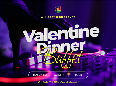 Dinner buffet design brand design brand identity branding design graphic art graphicdesign ui vector