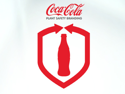 Coke Plant Safety Branding brand