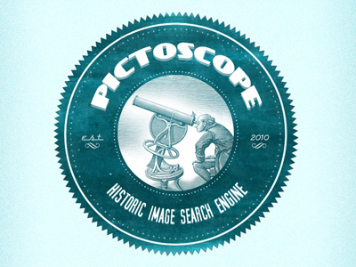 Pictoscope Vintage Badge v2 badge logo vintage