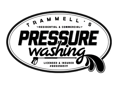 Trammell's Pressure Washing (logo) badge brand identity logo pressure washing