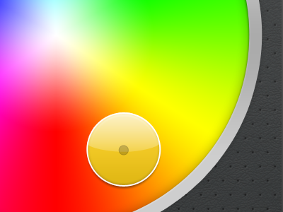 Colour Wheel iphone ui