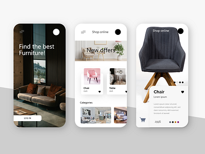 Furniture shopping App Design