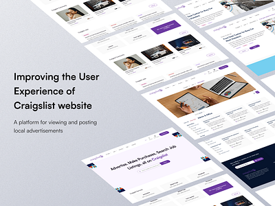 Craigslist Redesign design figma ui ux web